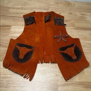 Kids | John R Craighead | Suede Fringe Vest